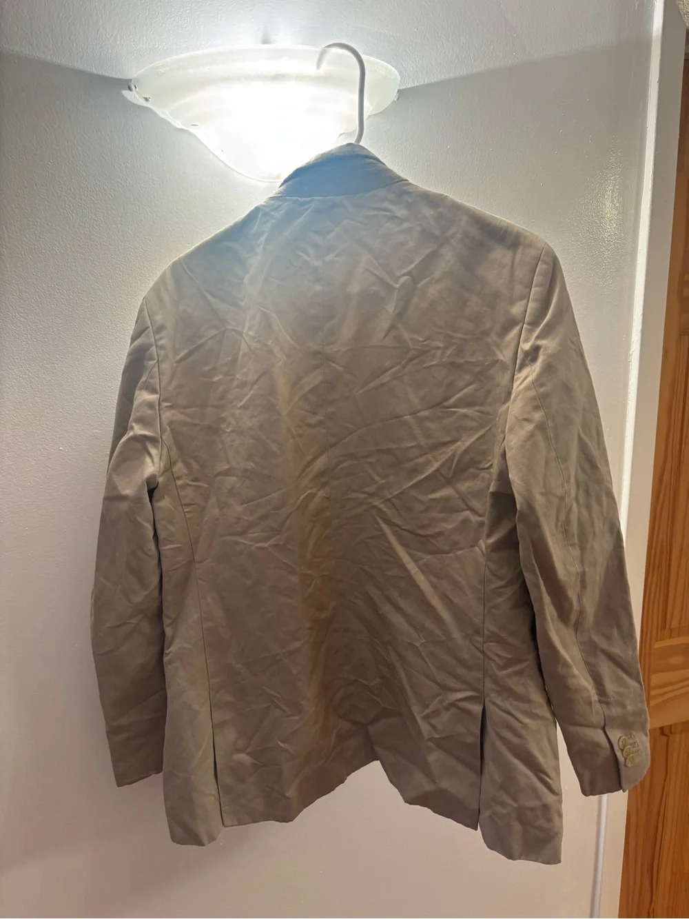 Men's Tan Blazer Jacket banana republic